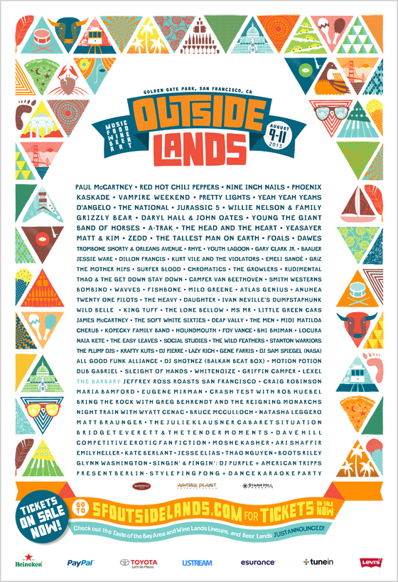 Outside Lands Music And Art Festival 2013